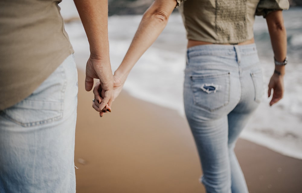 Pareja playa